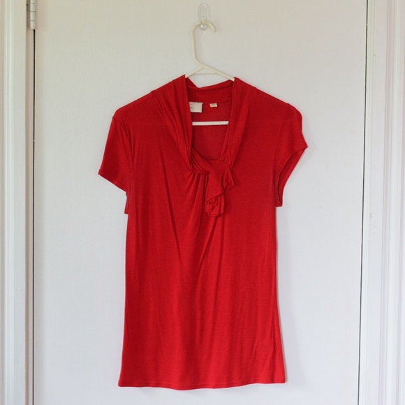 Anthropologie Tops - Anthropologie Red Top